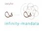 Preview: Halskette "Infinity-Mandala" - rosévergoldet