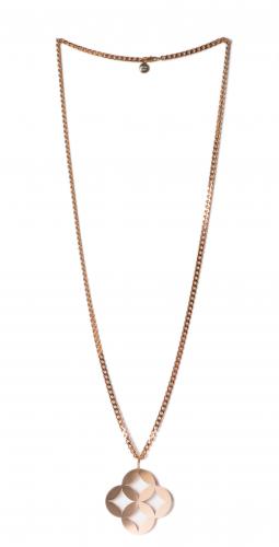 Halskette "Shippo" - rosévergoldet